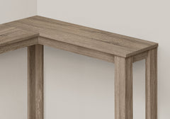 Accent Table, Console, Entryway, Narrow, Corner, Living Room, Bedroom, Brown Laminate, Contemporary, Modern