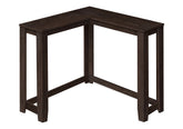 Accent Table, Console, Entryway, Narrow, Corner, Living Room, Bedroom, Brown Laminate, Contemporary, Modern
