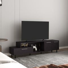 Tv Stand, 3Doors, 1 Shelf 50" TV Capacity