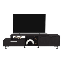Tv Stand, 3Doors, 1 Shelf 50" TV Capacity