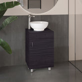 Bathroom Vanity with Sink, 1 Door, 4 Legs