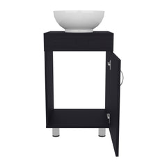 Bathroom Vanity with Sink, 1 Door, 4 Legs