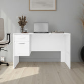 Desk, 2 Drawers, White