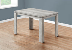 Dining Table, 48" Rectangular, Small, Kitchen, Dining Room, Grey Laminate, Contemporary, Modern