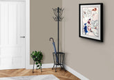 Coat Rack, Hall Tree, Free Standing, 8 Hooks, Entryway, 71"h, Umbrella Holder, Bedroom, Black Metal, Transitional