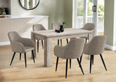 Dining Table, 60" Rectangular, Kitchen, Dining Room, Beige Laminate, Contemporary, Modern