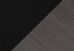 Bookshelf, Bookcase, Etagere, 5 Tier, 48"h, Office, Bedroom, Black And Grey Laminate, Contemporary, Modern