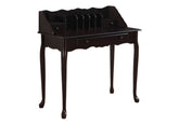Computer Desk, Home Office, Laptop, Storage Drawers, 36"l, Work, Brown Wood, Traditional