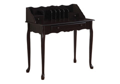 Computer Desk, Home Office, Laptop, Storage Drawers, 36"l, Work, Brown Wood, Traditional