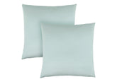 Pillows, Set Of 2, 18 X 18 Square, Insert Included, Decorative Throw, Accent, Sofa, Couch, Bedroom, Mint Green Hypoallergenic Polyester, Modern