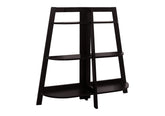 Bookshelf, Bookcase, Etagere, 3 Tier, 48"h, Office, Bedroom, Brown Laminate, Contemporary, Modern