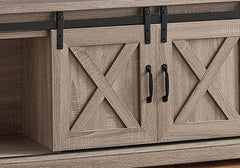 Tv Stand, 60 Inch, Console, Media Entertainment Center, Storage Cabinet, Living Room, Bedroom, Brown Laminate, Transitional