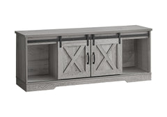 Tv Stand, 60 Inch, Console, Media Entertainment Center, Storage Cabinet, Living Room, Bedroom, Grey Laminate, Transitional