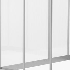 Greenhouse 6' L x 6' W Walk-In Polycarbonate Greenhouse with Roof Vent