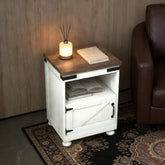 Modern Foyer End Table,Storage Side Table,Bedside Cabinet