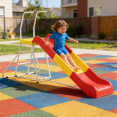 Kids Slide,Metal Freestanding Playground Equipmen