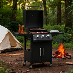 Portable Barbecue w/ Wheels Gas Grill