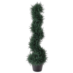 Artifical Cedar Tree Topiary Artificial Faux Cedar Tree Spiral Fake Plant