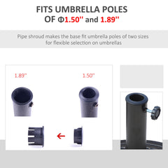 Heavy Duty Umbrella Base, Umbrella Stand Outdoor Base