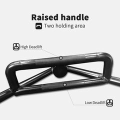 Olympic Hex Bar, Trap Bar 56" Chrome Finish Hex Weight Lifting Bar Deadlift Bar with Two-Handle, for Squats, Deadlifts, Shrugs Power Pulls, 1000Lbs Weight Capacity