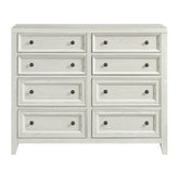 Gypsum Whitewash 8-Drawer Dresser