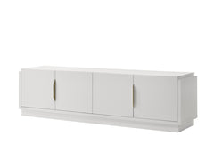 Carrington 70"W White 4-Door TV Stand