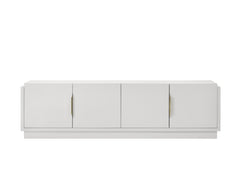 Carrington 70"W White 4-Door TV Stand