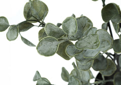 Artificial Plant, 35" Tall, Eucalyptus Tree, Indoor, Faux, Fake, Floor, Greenery, Potted, Decorative, Green Leaves, Black Pot