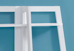 Bookshelf, Bookcase, Etagere, 3 Tier, 48"h, Office, Bedroom, White Laminate, Contemporary, Modern