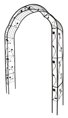 Metal Garden Arch Assemble Freely with 8 Styles Garden Arbor Trellis Climbing Plants Support Rose Arch Black