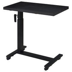 Geary Black Height Adjustable Mobile Bedroom C-Table