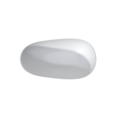 59" Premium Solid Surface Deep Soaking Bathtub
