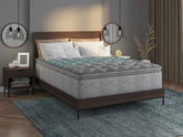 Restonic Comfort Care 10" Hybrid, Euro Top, Individual Pocketed Coil Mattress , Plush Comfort, Full