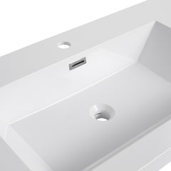48" Bathroom Resin Sink