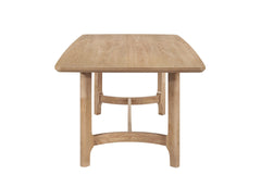 Modern 1pc Rectangular Table Light Brown Beige Finish Softly Rounded Corners Wooden Dining Room Furniture