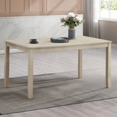 Antique Gray Finish Beautiful Dining Table 1pc Wooden Furniture, Contemporary Formal