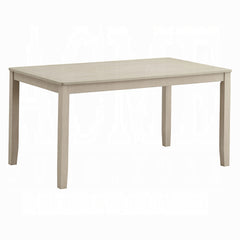 Antique Gray Finish Beautiful Dining Table 1pc Wooden Furniture, Contemporary Formal
