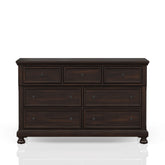 Seven Drawer Dresser Dark Cherry