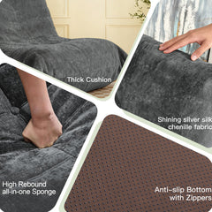 FTMMC-HUISE Ergonomic Bean Bag Chair with 5-Way Body Support