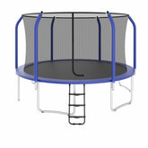 UB 13FT trampoline inner safetynet with powder coating-Blue--Pumpkin-A+B