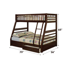 Jason Espresso Finish Twin/Full Bunk Bed