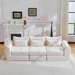 Modular Cloud Sofa, Convertible Folding Sofa Bed, Sectional Cushioned Sofa - Perfect for Living Room, Bedroom & Entertainment Space