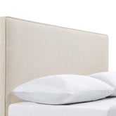 Sand Headboard with Self-welt Details