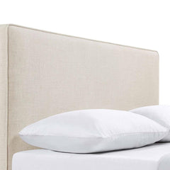 Sand Headboard with Self-welt Details