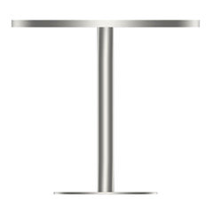 Round Modern Dinning Table 31.5 inches Bistro Table Tulip Table with Faux Marble top,Easy Assemble,Sturdy Metal Frame Diameter