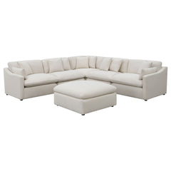 Greeley Ivory 6-piece Upholstered Modular Sectional Sofa