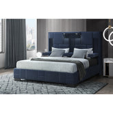 YARIS NAVY BLUE KING BED