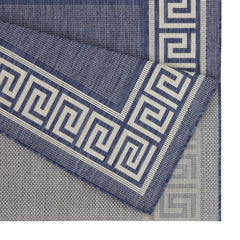 Sunshine GC_HAR2001 Blue 2 ft. 7 in. x 7 ft. 3 in. Indoor/Outdoor Area Rug