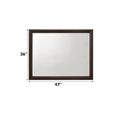 Tablita Dark Merlot Finish Dresser Mirror