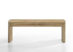 Magnus Wooden Oak Finish 50.5" Wide Dining Bench